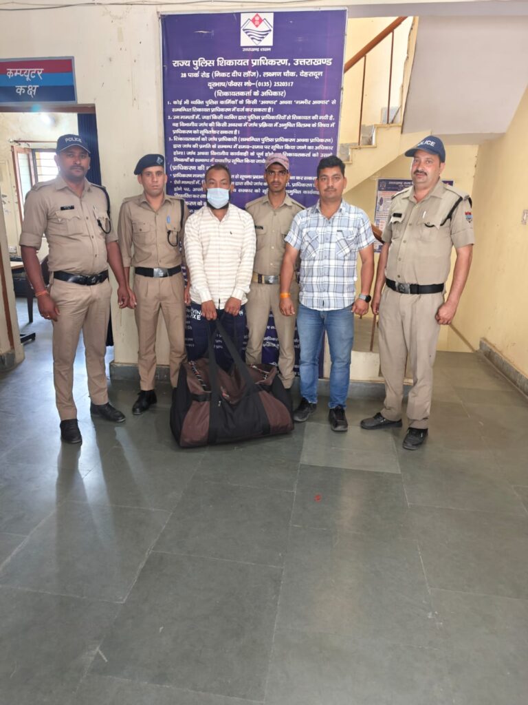 19 किलो 100 ग्राम अवैध डोड़ा पोस्त के साथ 01 नफर अभियुक्त गिरफ्तार