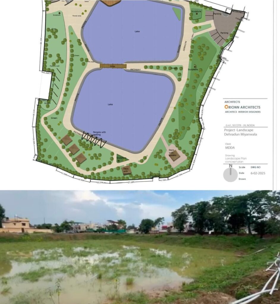 मुख्यमंत्री पुष्कर सिंह धामी के निर्देशों पर एमडीडीए का जल संरक्षण की दिशा में बड़ा कदम