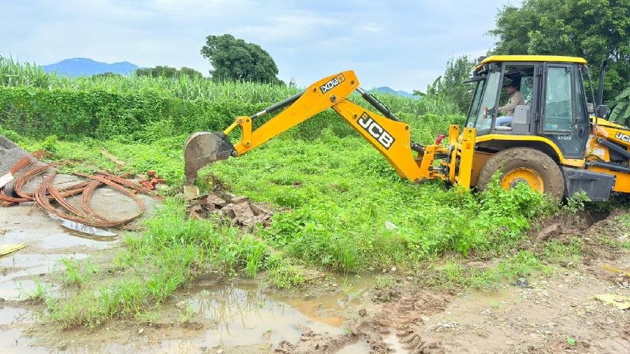 एमडीडीए की बड़ी कार्रवाई, अवैध निर्माण और प्लॉटिंग पर चला बुलडोजर, कई भवन ध्वस्त व सील